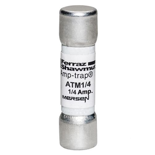 ATM1/4 - Fuse Amp-Trap® 600V 0.25A Fast-Acting Midget ATM Series